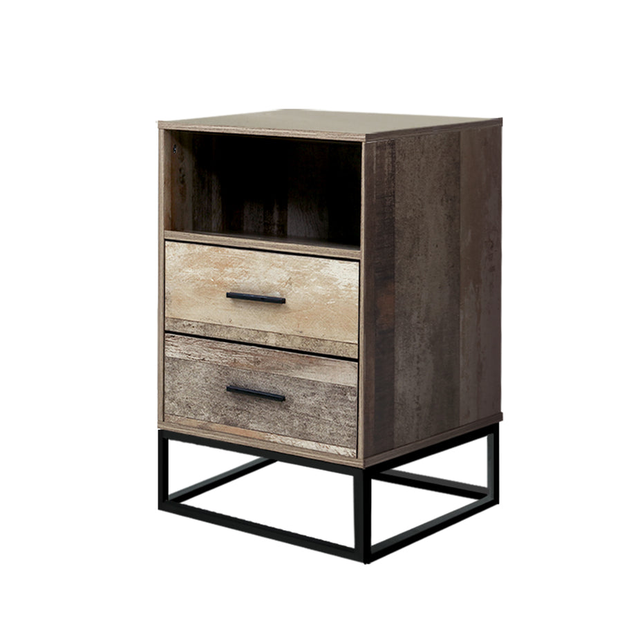 Artiss Bedside Table Wood Coloured Finish