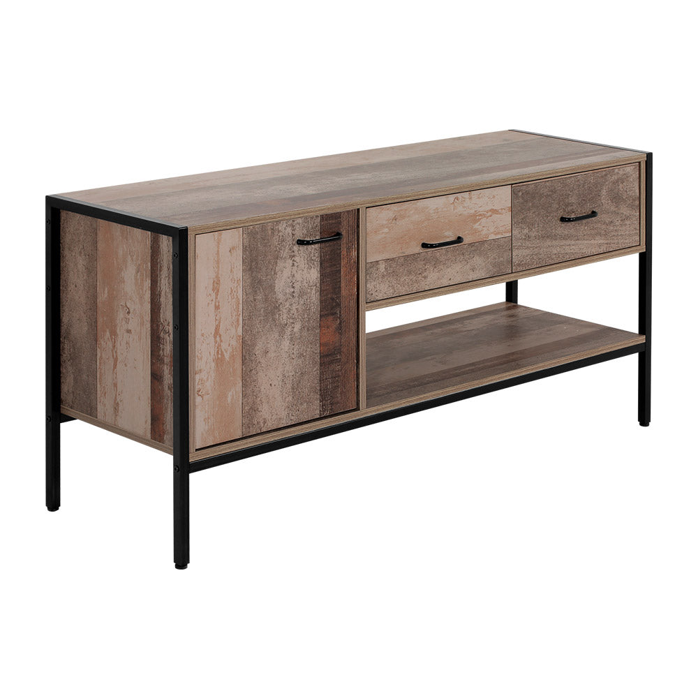 Artiss Industrial Rustic TV Entertainment Unit 124cm