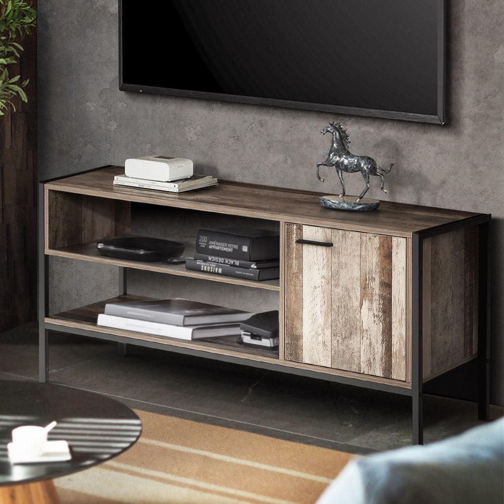 Artiss TV Entertainment Unit Industrial Rustic 124cm