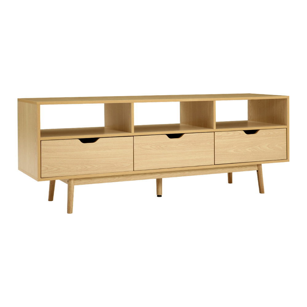 Artiss Entertainment Unit Natural Finish 160cm