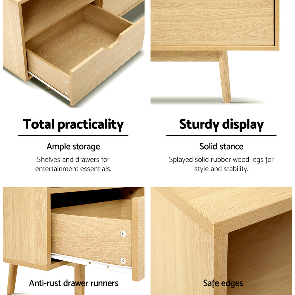 Artiss Scandinavian Style TV Entertainment unit 120cm