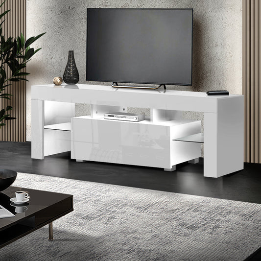 Artiss  LED TV Stand White 130cm