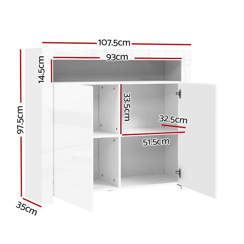 Artiss Buffet Sideboard with LED Light