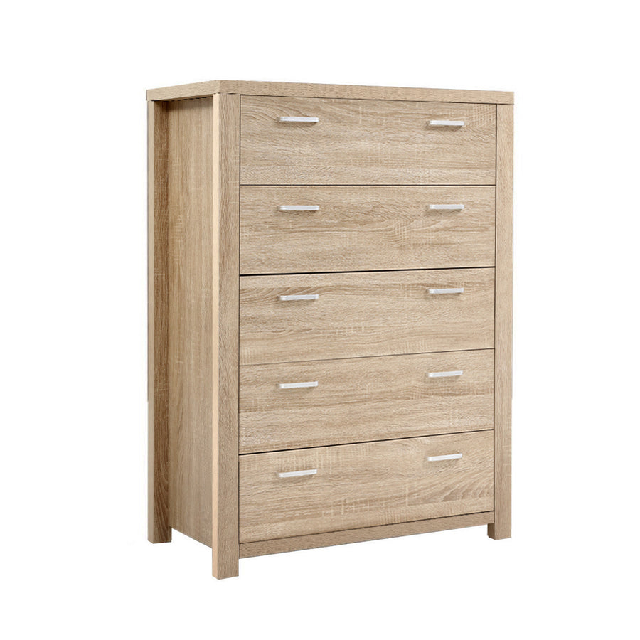 Artiss 5 Drawer Tallboy