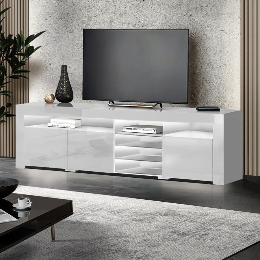 Artiss TV Entertainment Unit Gloss White 180cm