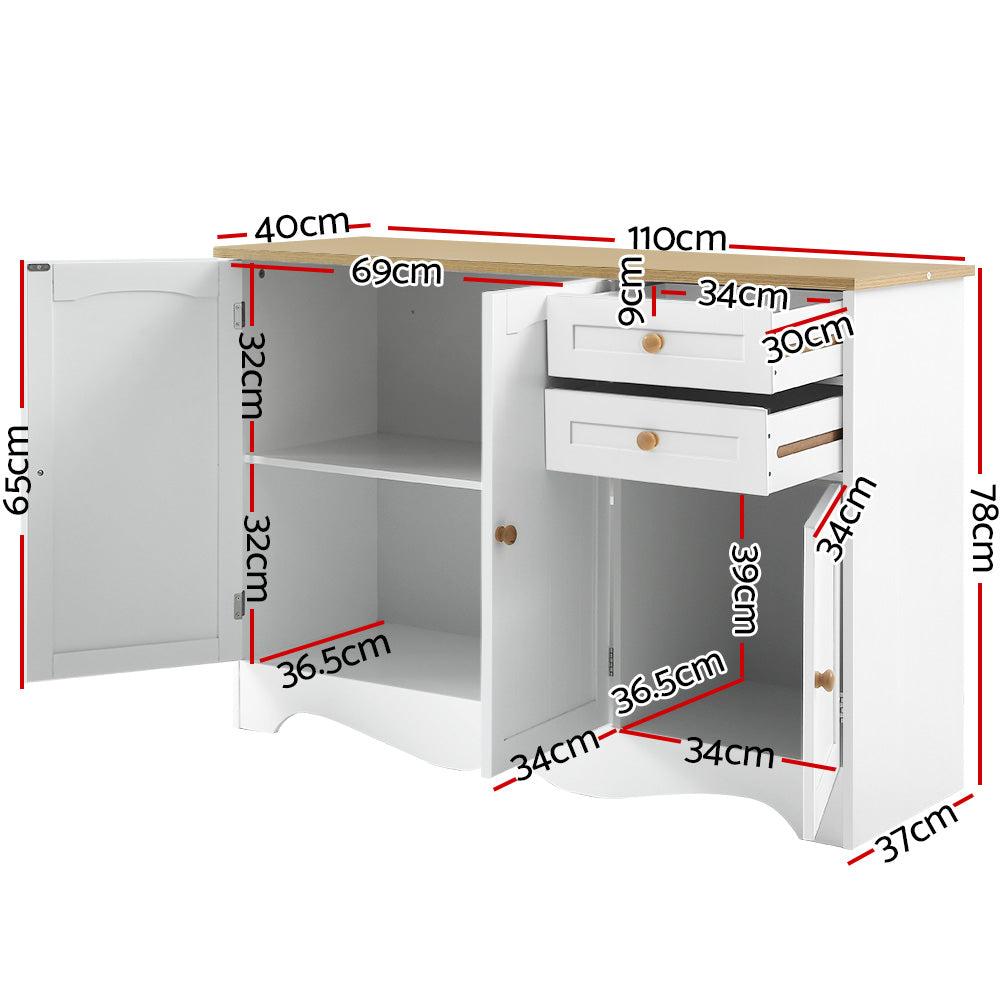 Artiss Berne Buffet Sideboard White