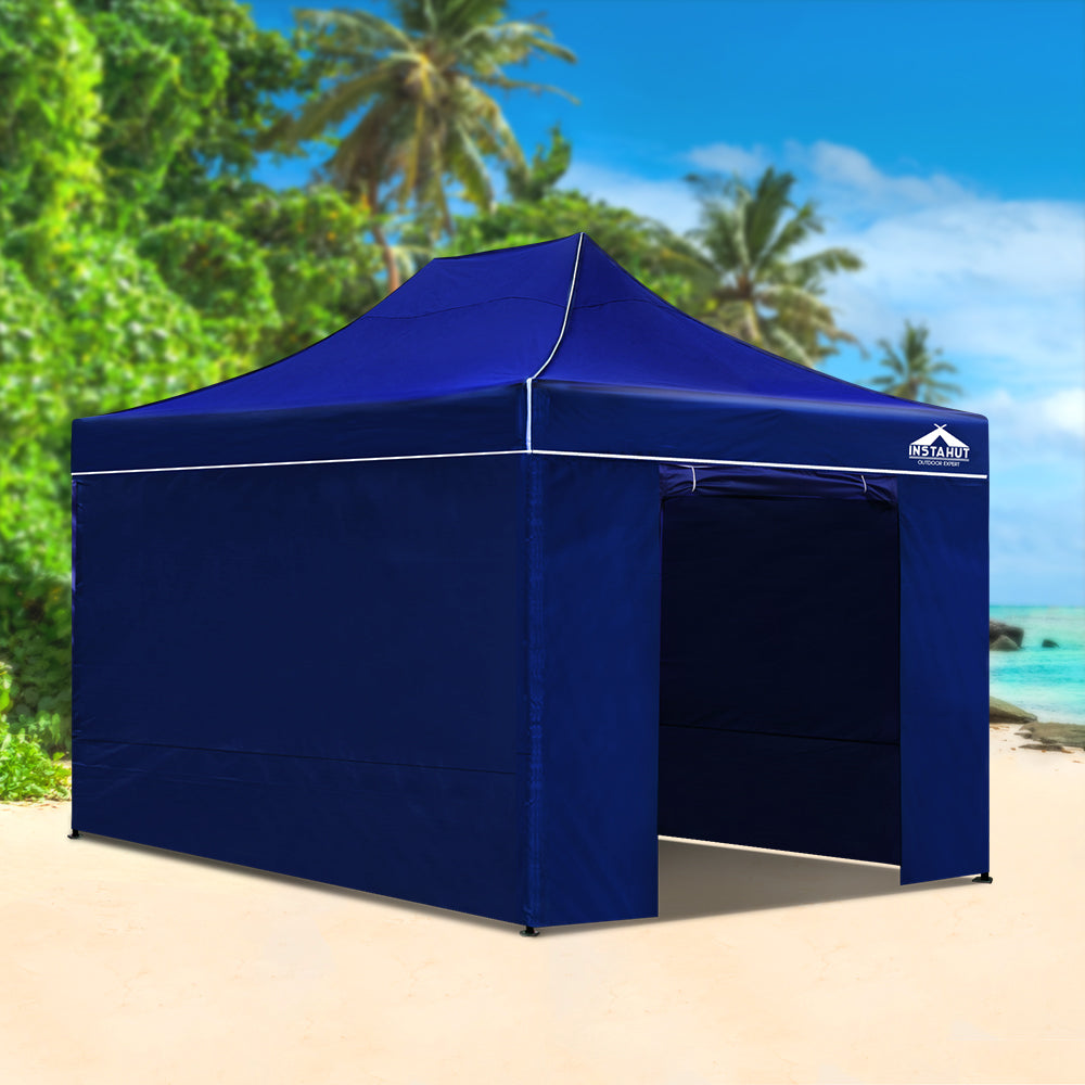 Instahut 3m x 4.5m Marquee Gazebo Blue