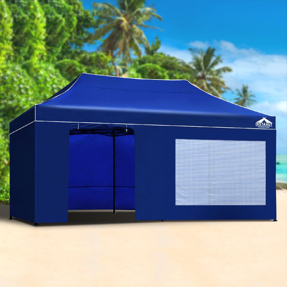 Instahut 3m x 6m Marquee Gazebo Royal Blue