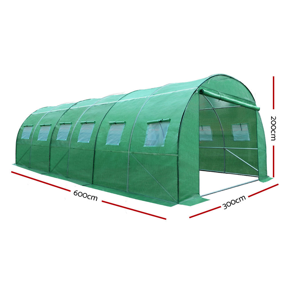 Greenfingers Dome Hoop Greenhouse 6mx3mx2m