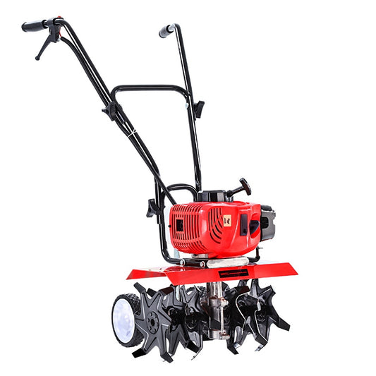 Giantz 72CC Petrol Rotary Hoe Cultivator 36 Tines 6 Blades