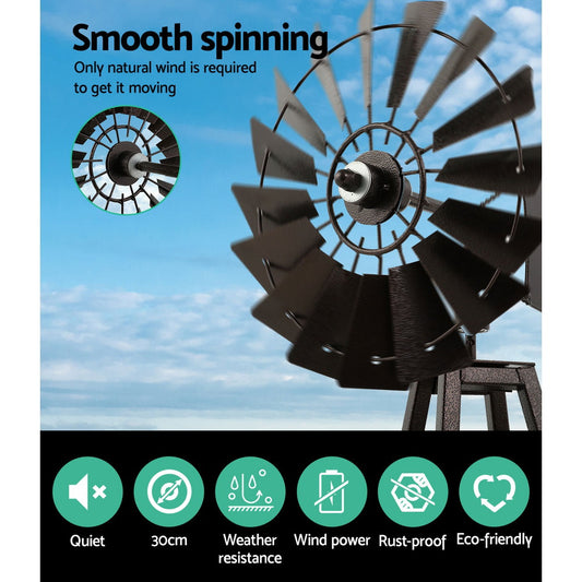 Decorative Garden Windmill 120cm