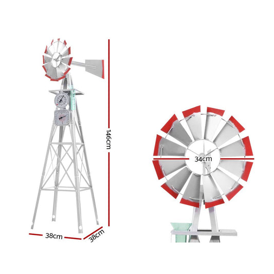 Decorative Garden Windmill 146cm