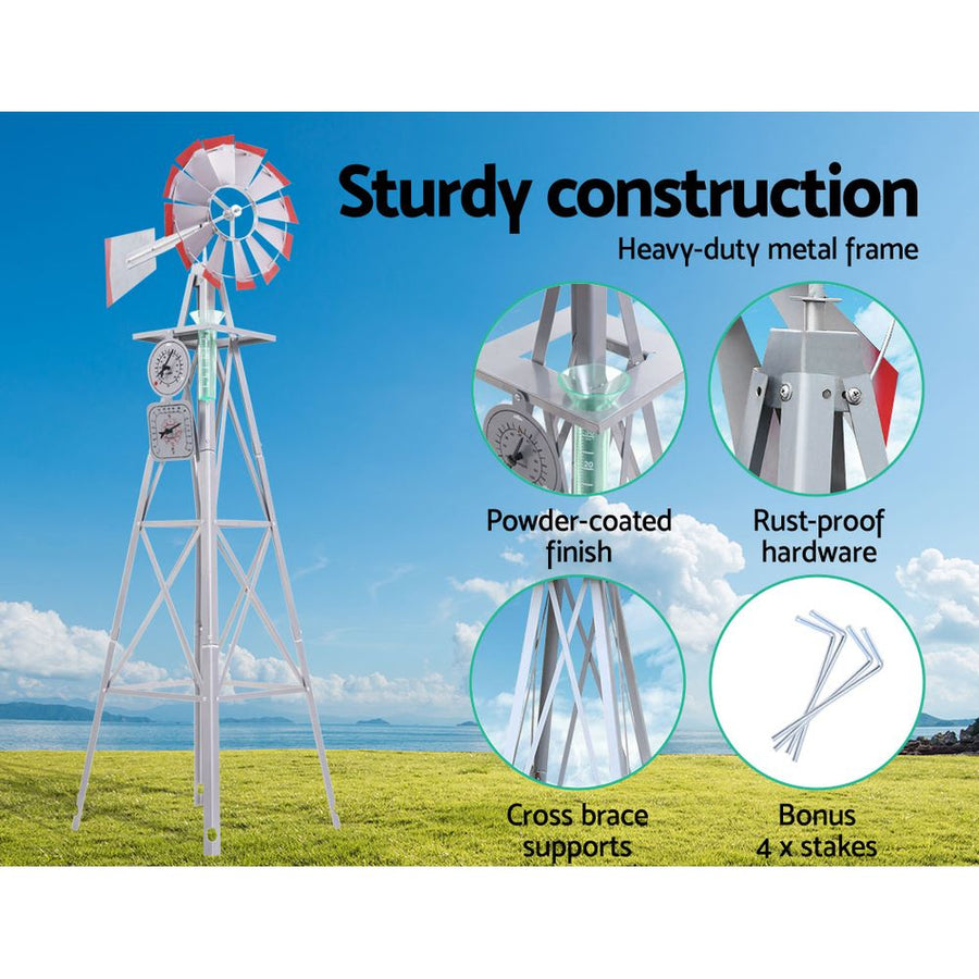 Decorative Garden Windmill 146cm