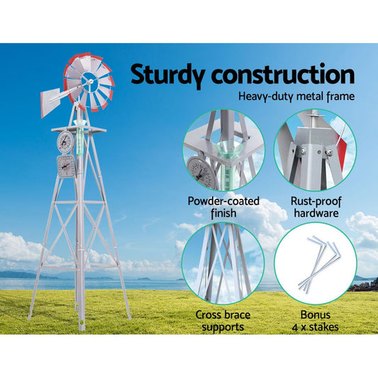 Decorative Garden Windmill 245cm