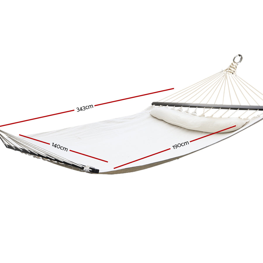 Gardeon Double Hammock Bed Cream