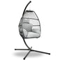 Gardeon Swing - Egg Chair With Stand Grey