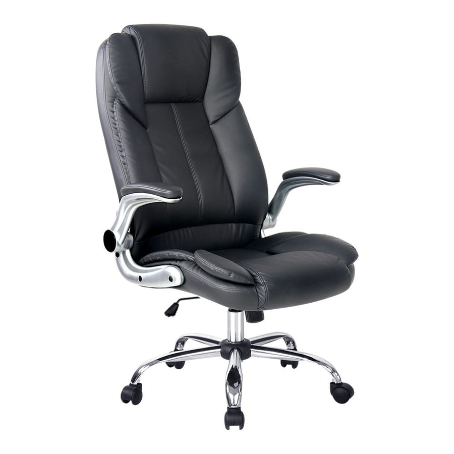 Artiss Kea Executive Office Chair PU Leather Black