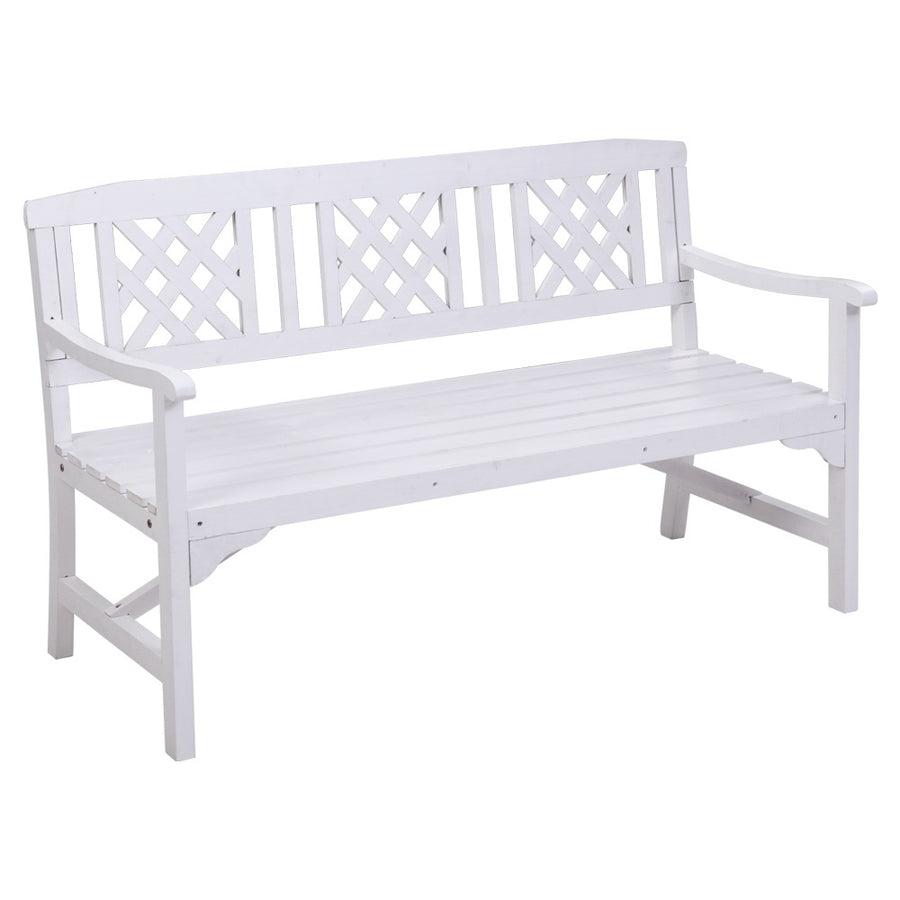 Gardeon Wooden Garden Bench White