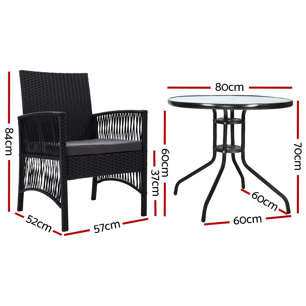 Gardeon 3 Piece Patio Setting