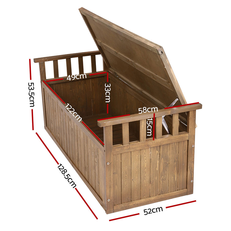 Gardeon Storage Box 200L Fir Wood