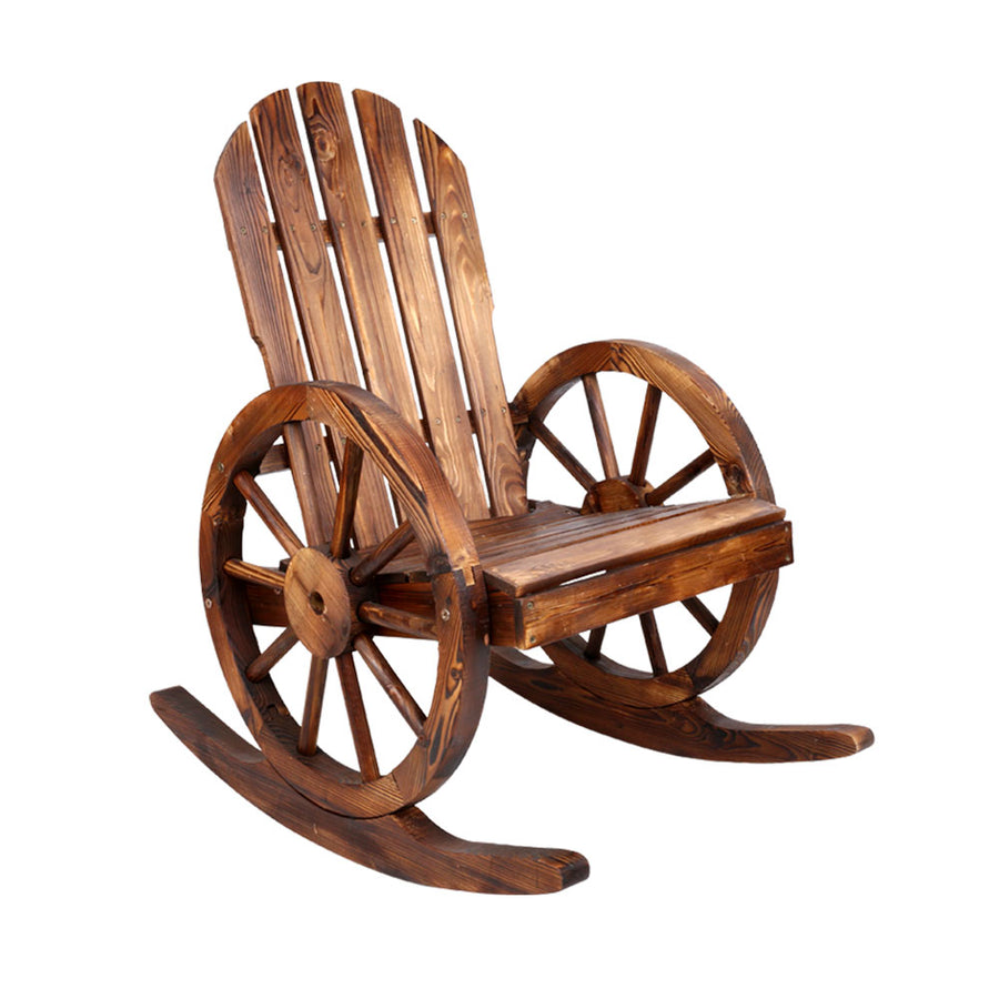 Gardeon Wagon Wheels Rocking Chair