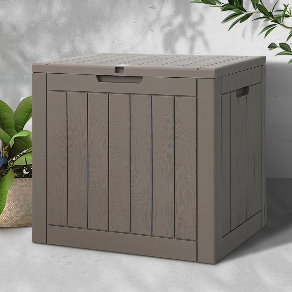 Gardeon Storage Box 118L Grey