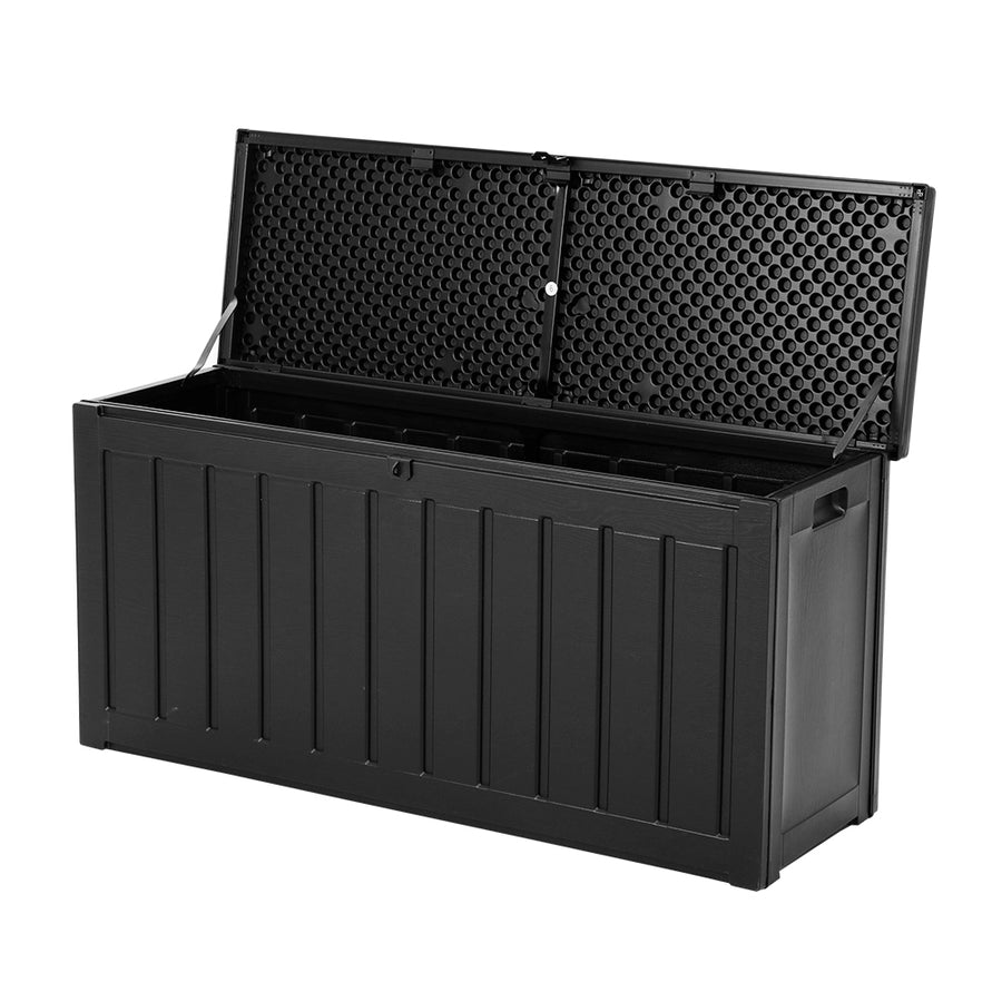 Gardeon Storage Box 240L Dark Grey