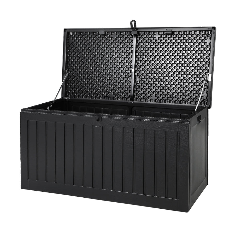 Gardeon Storage Box 270L Black