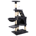 i.Pet Cat Tree 120cm Trees Scratching Post Scratcher Tower Condo House Furniture Wood Multi Level
