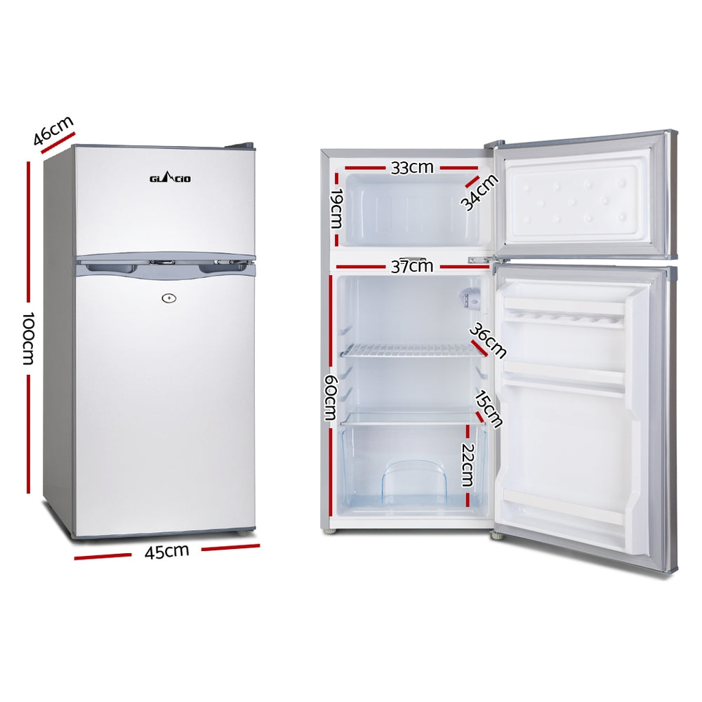 Glacio 100L fridge freezer 12V/24V/240V