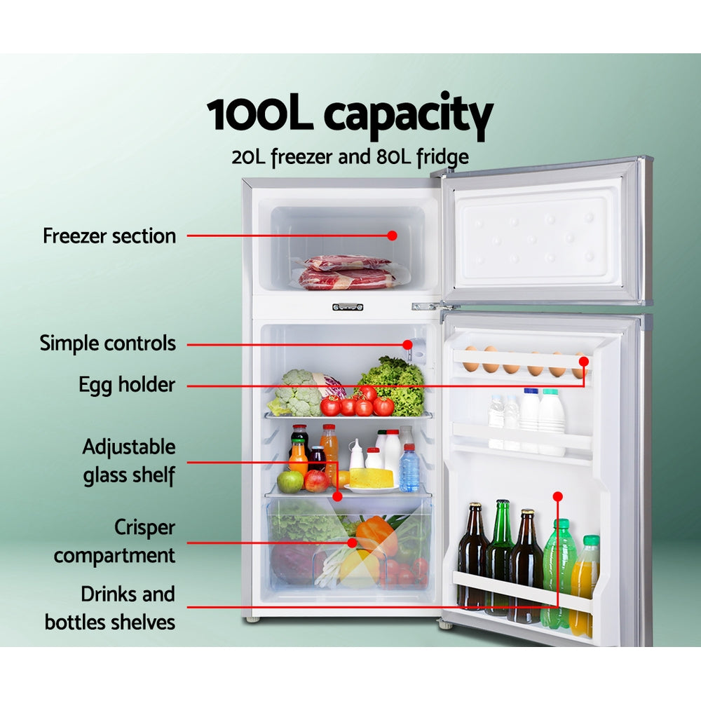 Glacio 100L fridge freezer 12V/24V/240V