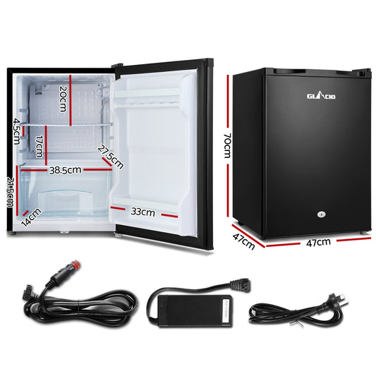 Glacio 80L Portable Fridge - 12V/24V/240V, Energy Efficient & Durable