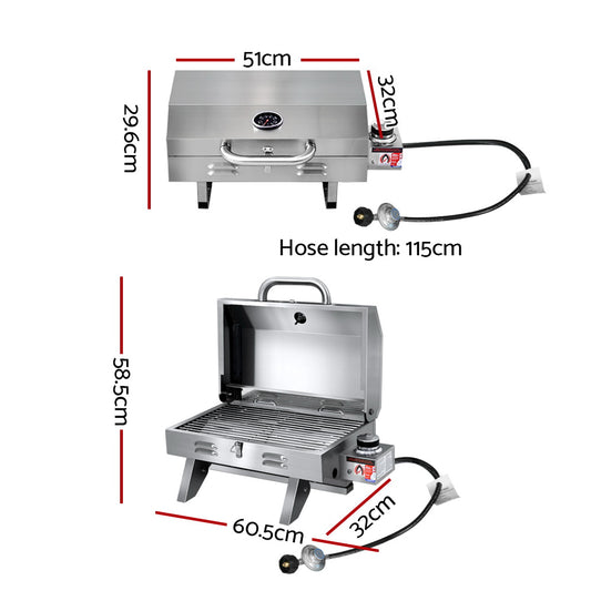 Grillz Portable Gas BBQ and Grill