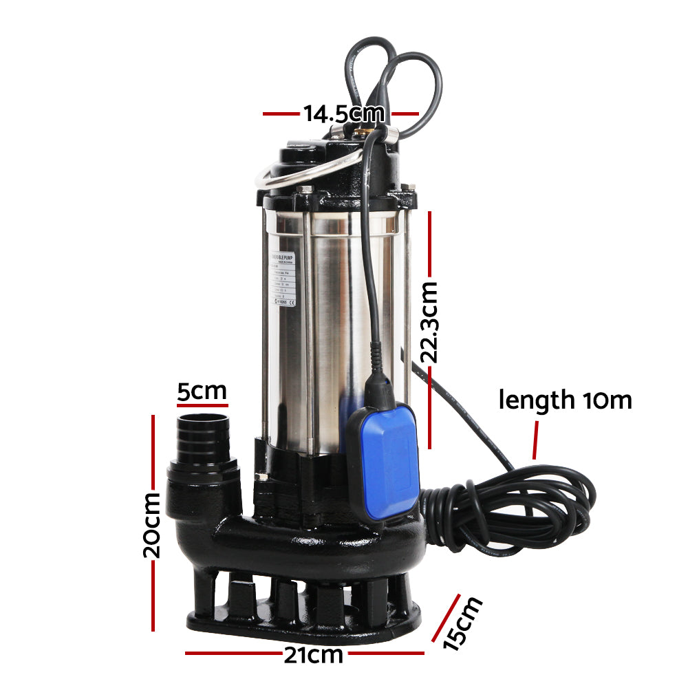 2.7HP Submersible Dirty Water Pump