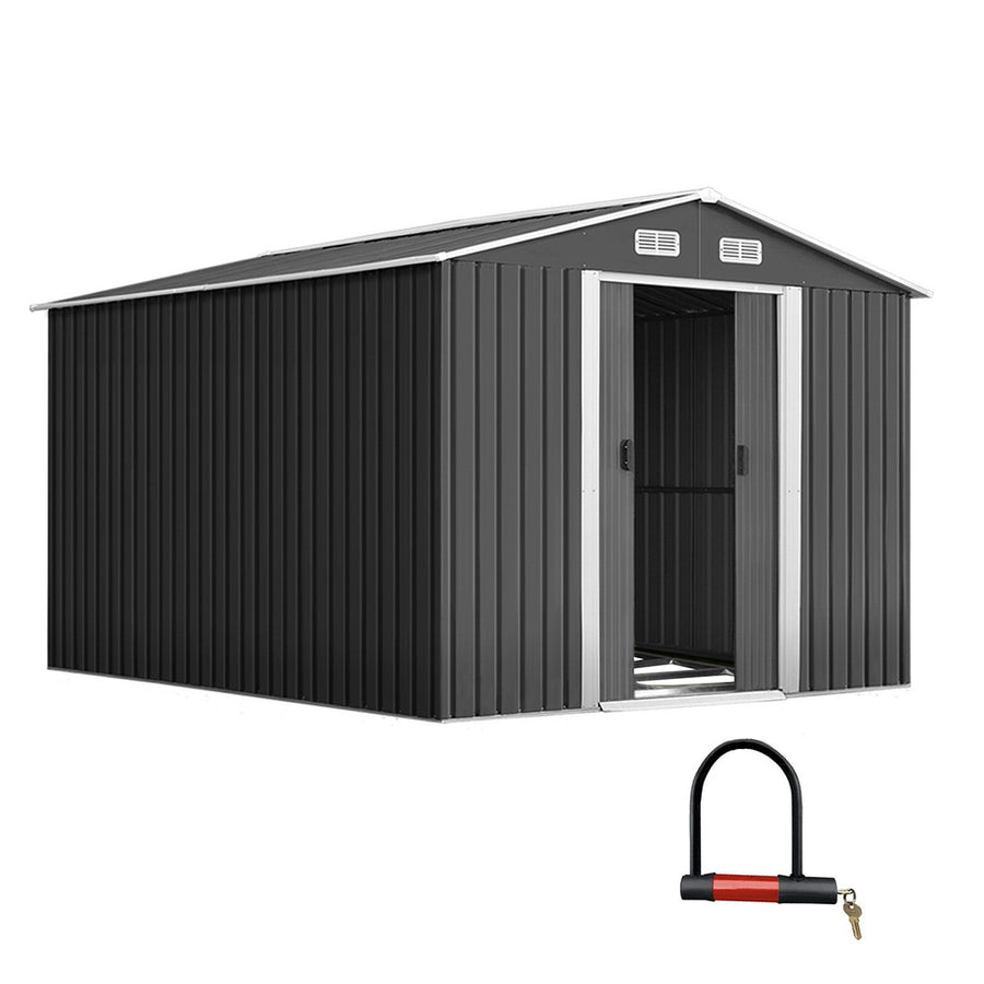 Giantz Garden Shed 2.6mx3.9mx2m Metal Base