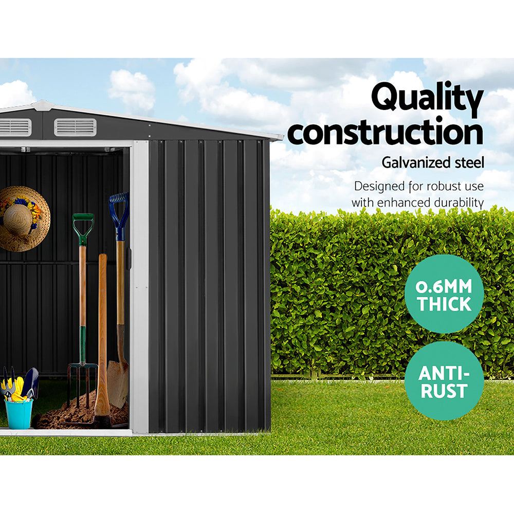 Giantz Garden Shed 2.6mx3.9mx2m Metal Base