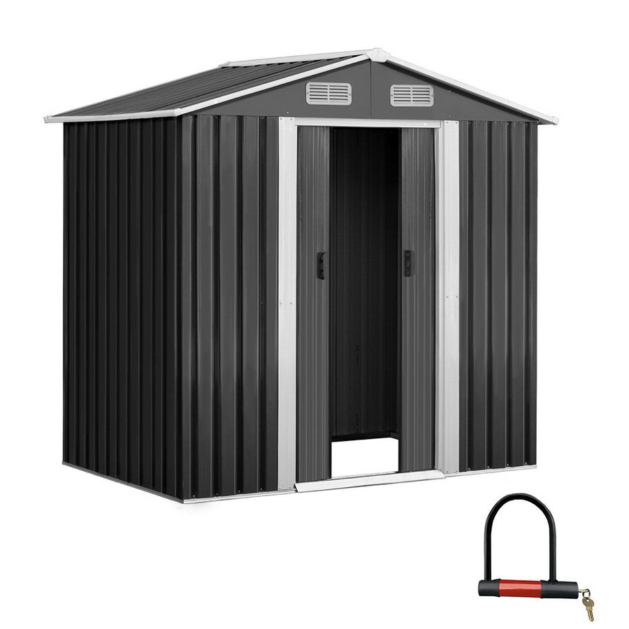 Giantz Garden Shed 1.96mx1.32mx1.86 - Grey