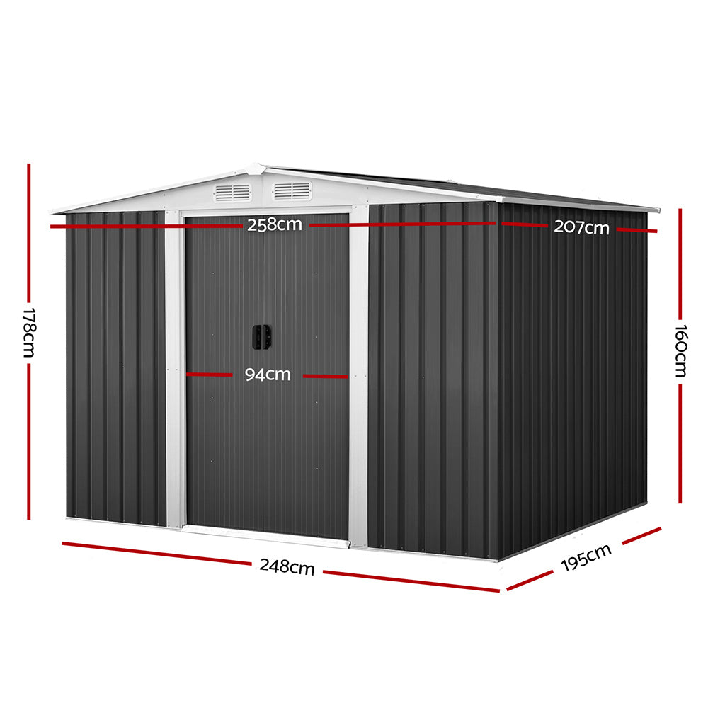 Giantz Garden Shed 2.58mX2.07m x1.78m