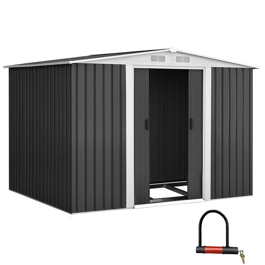 Giantz Garden Shed 2.58mX2.07mx1.78m with Base