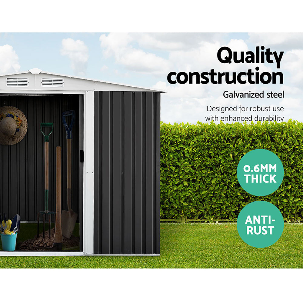 Giantz Garden Shed 2.58mX2.07mx1.78m with Base