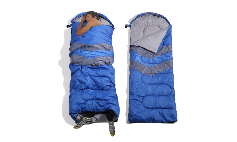 Micro Compact Design Thermal Sleeping Bag Blue