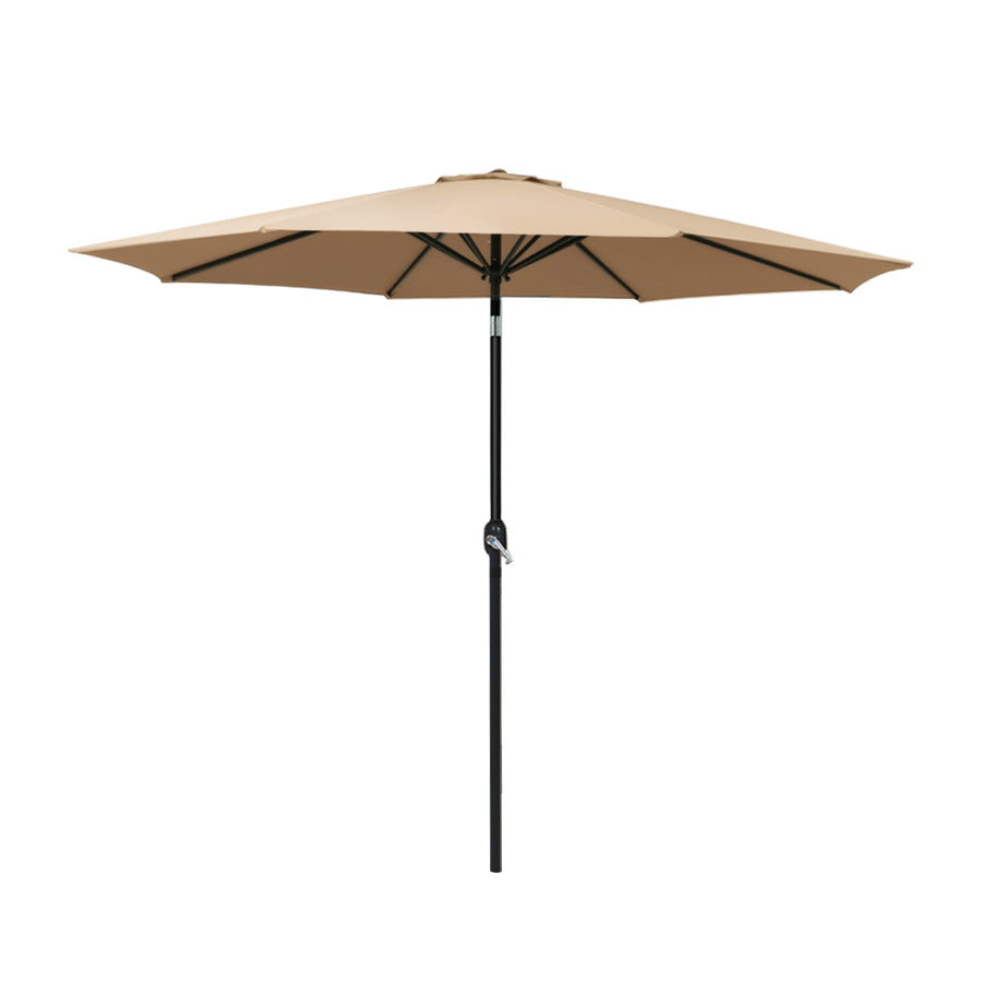 Instahut 2.7Mt Outdoor Umbrella Beige