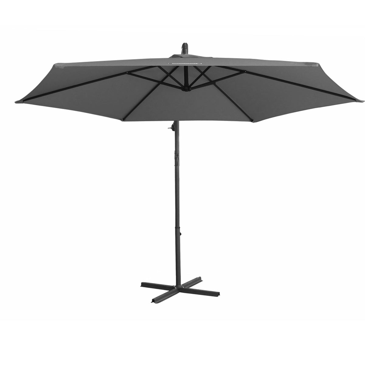 Milano 3Mt Cantilever Outdoor Umbrella Charcoal