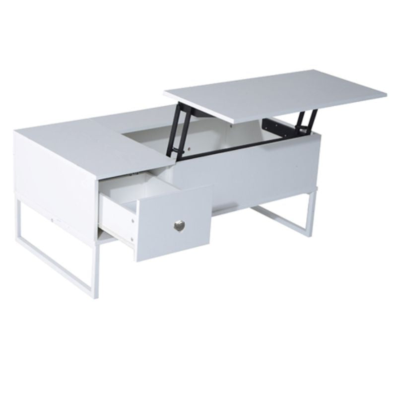 White Coffee Table  Lift Up top Section