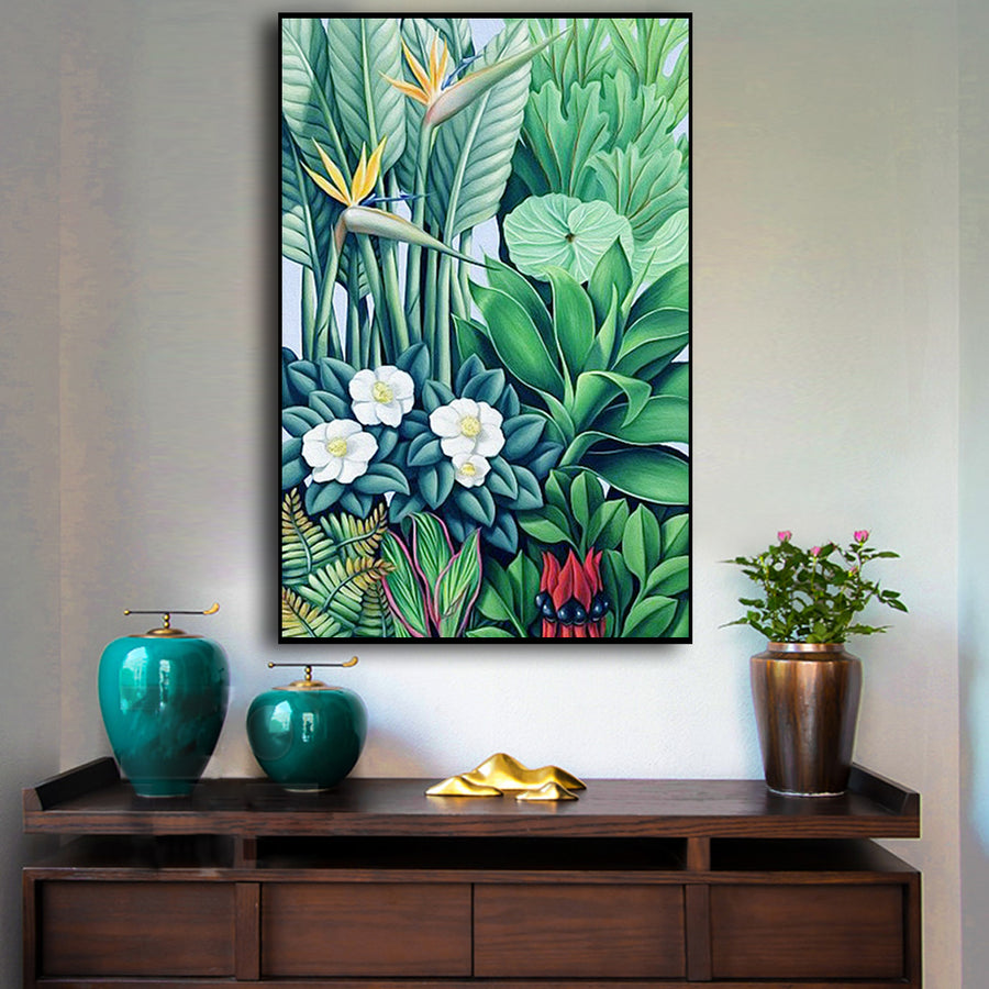 Tropical plants 70cm x 100cm