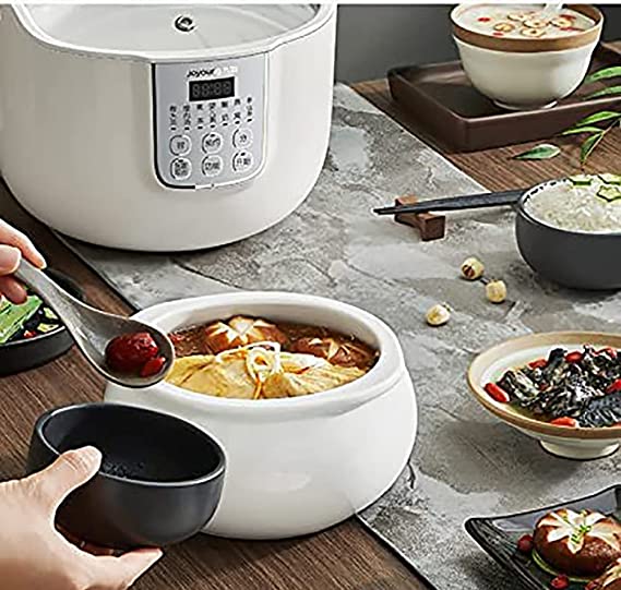 Joyoung White porcelain slow cooker 1.8Lt