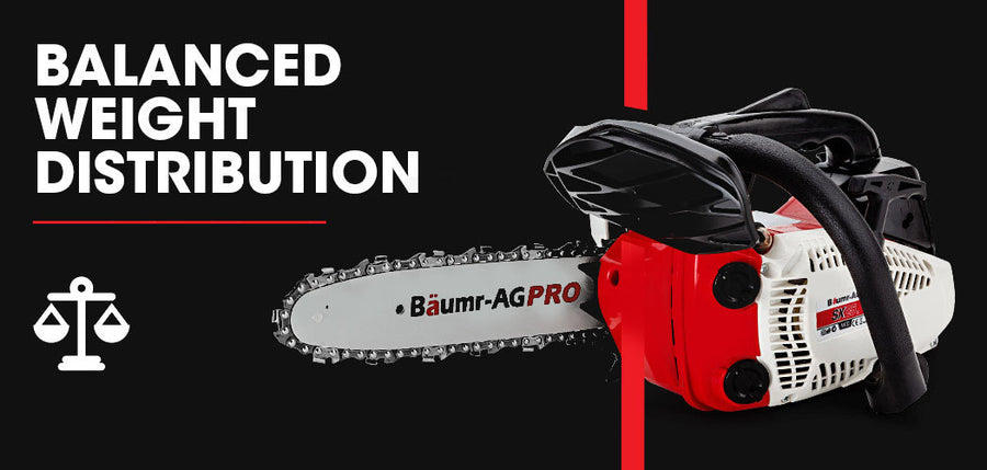 Baumr-AG 25CC Petrol Chainsaw Arborist 10 Bar Tree Pruning Garden Chain Saw