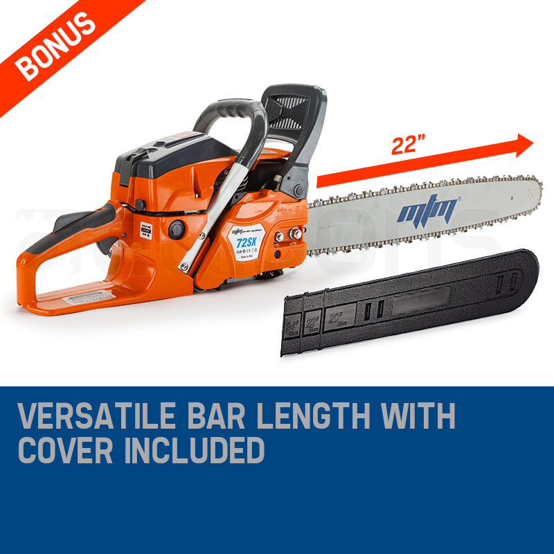 MTM 22" Bar Chainsaw E-Start