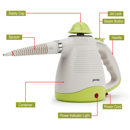JET-USA corded portable steam cleaner 1000w