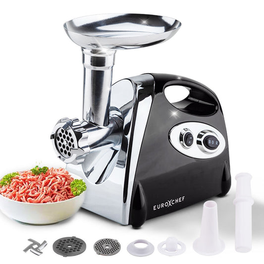 EuroChef 2800W Meat Grinder - Fast Sausage Maker, Easy Clean